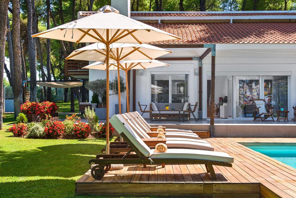 The White Villa At Sani Sani  エクステリア 写真